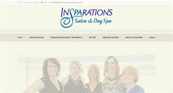 Desktop Screenshot of insparationssalonanddayspa.com